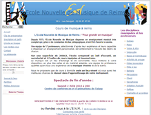 Tablet Screenshot of ecole-de-musique-reims.com